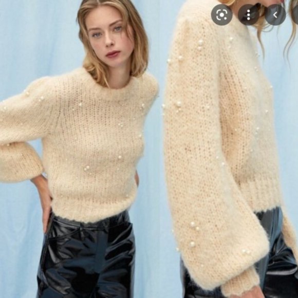 Aritzia Le Fou Wilfred Shimmy Sweater NWOT - Picture 5 of 5